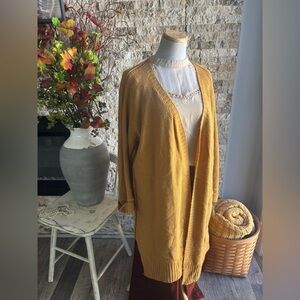 Perfect Autumn Gold Cardigan